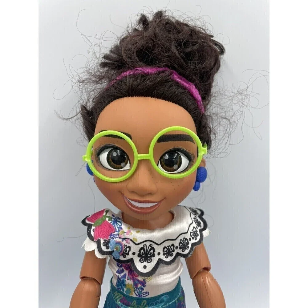 Disney ENCANTO YOUNG MIRABEL MADRIGAL DOLL  Talking Green Glasses 14